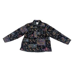 Coldwater Creek Multicolor Patterned Jacket